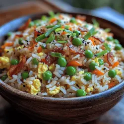 Fried rice is a beloved dish that spans across various cuisines, from the iconic Chinese Yangzhou fried rice to the fragrant Thai pineapple fried rice. Each version tells a story of culinary creativity and resourcefulness, often utilizing leftover ingredients to create something delicious and satisfying. Among the myriad of fried rice recipes, the Savory Bacon Fried Rice Delight stands out as a unique twist that elevates this classic dish with its rich flavors and delightful textures.
