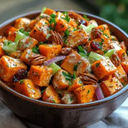 Potato salad is a classic dish that has earned its place at the table in various cuisines around the world. Whether served at summer barbecues, family gatherings, or holiday feasts, this versatile dish is cherished for its comforting qualities and adaptability. Traditional potato salads often feature regular potatoes, mayonnaise, and a variety of mix-ins, creating a creamy and satisfying side. However, today we are excited to spotlight a refreshing twist on the classic—Sweet Harmony Potato Salad.