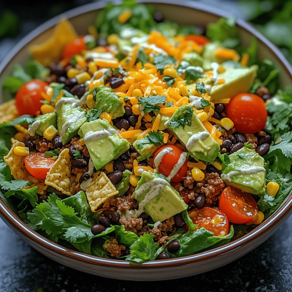 To create a truly memorable Taco Fiesta Salad, it's essential to understand the ingredients that bring this dish to life. Each component plays a crucial role in delivering the bold flavors and textures that make the salad irresistible.