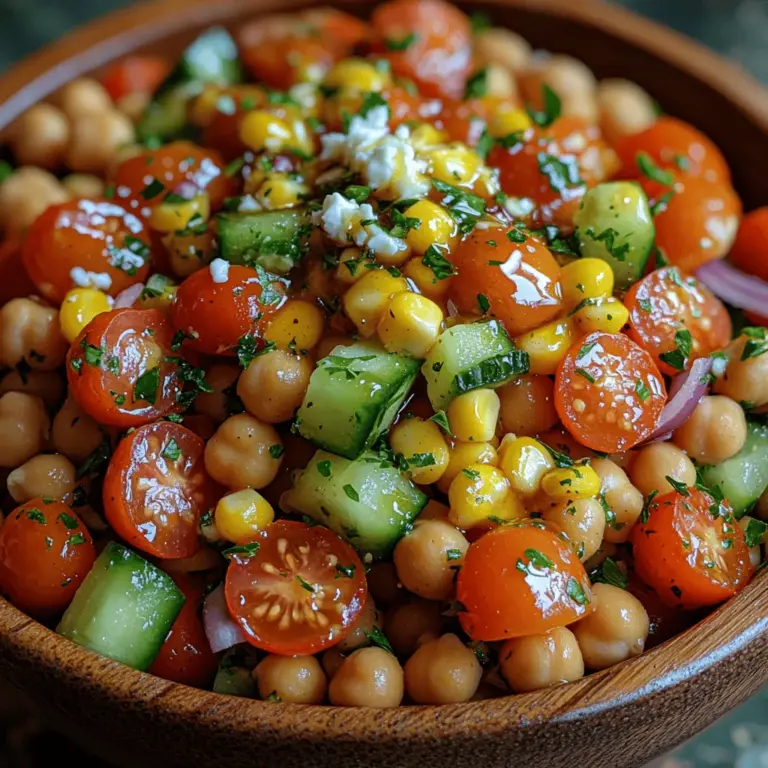 The Sweet & Tangy Honey Dijon Chickpea Medley is a delightful dish that brings together the wholesome goodness of chickpeas with the vibrant flavors of fresh vegetables. This medley not only pleases the palate but also serves as a testament to how simple ingredients can create extraordinary culinary experiences. With its perfect balance of sweetness from honey and the sharp tang of Dijon mustard, this recipe is designed to excite your taste buds while providing a nutritious boost.
