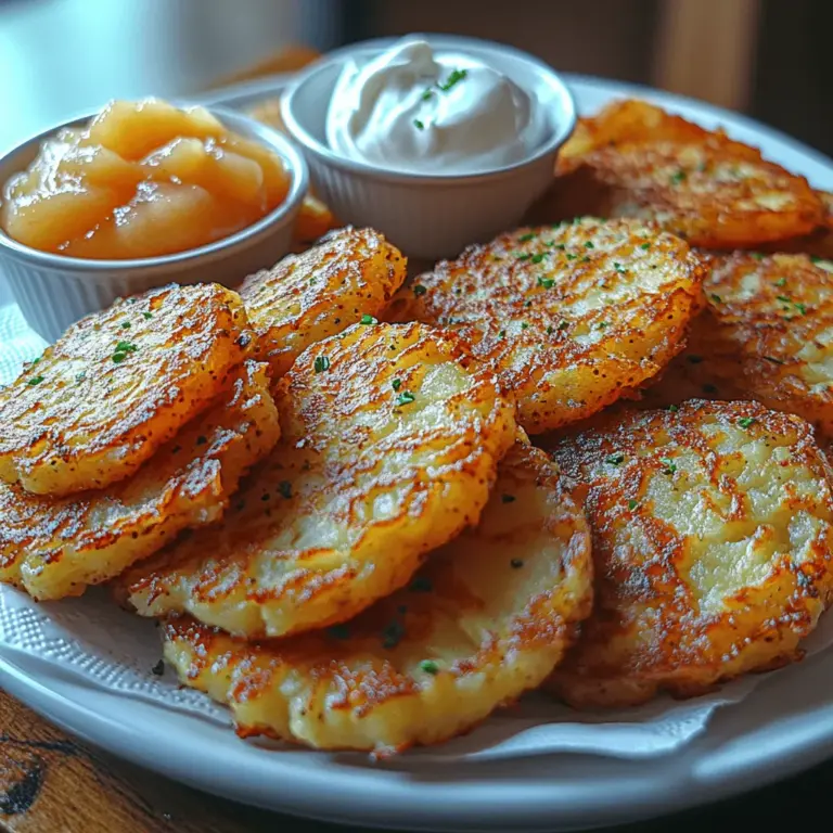 To create the perfect crispy German potato pancakes, it is essential to understand the role of each ingredient. Each component plays a pivotal part in achieving that delightful crunch and rich flavor that makes Kartoffelpuffer so irresistible.