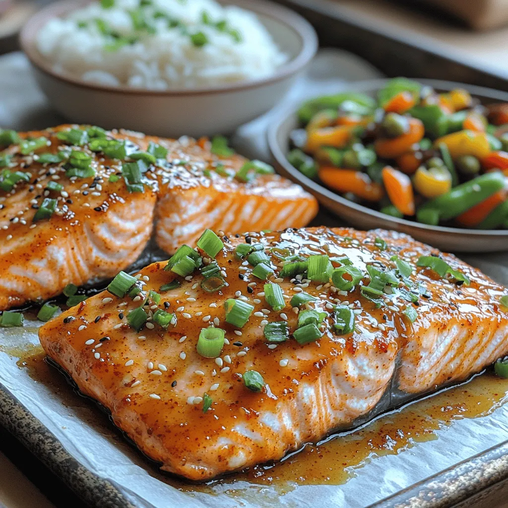 Sweet Chili Glazed Salmon is a dish that perfectly embodies the harmony of flavors; the delightful interplay between sweet and spicy creates a tantalizing experience that appeals to both the palate and the senses. This recipe has gained immense popularity in recent years, not just for its delicious taste but also for its health benefits. Salmon, often celebrated as a superfood, is an excellent source of lean protein, omega-3 fatty acids, and essential vitamins, making it a staple in healthy eating.