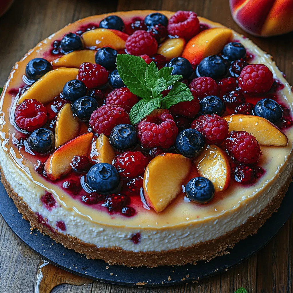 When the summer sun shines brightly and the days grow longer, there’s nothing quite like indulging in a light and refreshing dessert. Summer desserts are celebrated for their ability to cool you down and bring a burst of flavor that reflects the vibrant season. Among the myriad of options available, the Summer Berry & Peach Cheesecake stands out as a quintessential summer treat, perfectly balancing the rich creaminess of cheesecake with the bright, juicy flavors of seasonal fruits.
