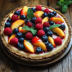 When the summer sun shines brightly and the days grow longer, there’s nothing quite like indulging in a light and refreshing dessert. Summer desserts are celebrated for their ability to cool you down and bring a burst of flavor that reflects the vibrant season. Among the myriad of options available, the Summer Berry & Peach Cheesecake stands out as a quintessential summer treat, perfectly balancing the rich creaminess of cheesecake with the bright, juicy flavors of seasonal fruits.