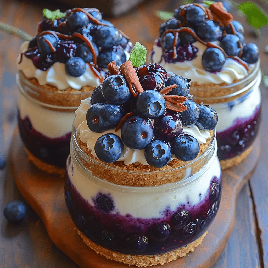 In the world of desserts, no-bake treats have carved out a special niche for themselves, appealing to both novice bakers and seasoned chefs alike. Their simplicity and ease of preparation make them a go-to option for many. Among these delectable creations, the No-Bake Blueberry Cheesecake Jars stand out as a refreshing and effortless choice that’s perfect for any occasion. With a delightful combination of creamy cheesecake, a crunchy graham cracker crust, and a vibrant blueberry topping, these jars encapsulate the essence of summer in every bite.