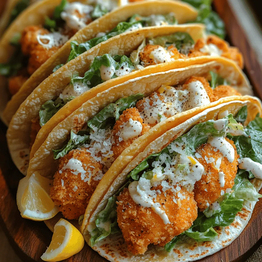 Tacos have long been celebrated as a versatile meal option, loved for their adaptability and the endless possibilities they offer. From traditional fillings like beef and beans to more adventurous choices such as fish and vegetables, tacos can cater to a wide array of tastes and dietary preferences. One such delightful variation that stands out is the Crispy Chicken Caesar Tacos. This innovative dish beautifully marries the classic Caesar salad with the beloved taco, creating a fusion that not only excites the palate but also elevates mealtime.