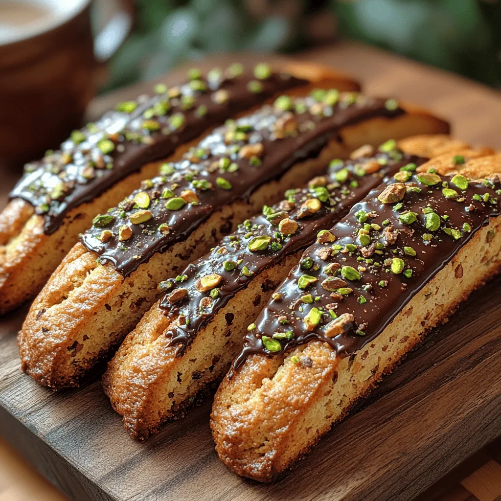 Welcome to the enchanting world of biscotti, where crunchy textures meet rich flavors in a delightful marriage of taste and tradition. The Crunchy Chocolate Dipped Almond Biscotti is a standout treat, perfect for those who appreciate the finer things in life, especially when paired with a steaming cup of coffee or a soothing cup of tea. Originating from Italy, biscotti has a long and storied history that dates back to the 14th century, where it was first crafted as a long-lasting snack for travelers, thanks to its dry, shelf-stable nature.
