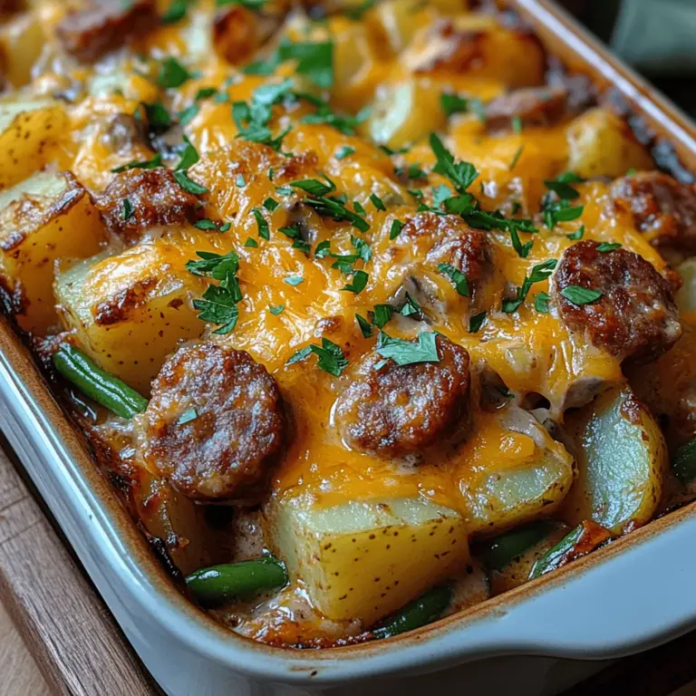 Italian Sausage: The star of this casserole is undoubtedly the Italian sausage. It provides a depth of flavor and richness that is hard to replicate. The seasoning in the sausage, including fennel and garlic, adds a savory note that complements the other ingredients perfectly. Using a good-quality sausage can elevate the entire dish, making it more than just a simple casserole.