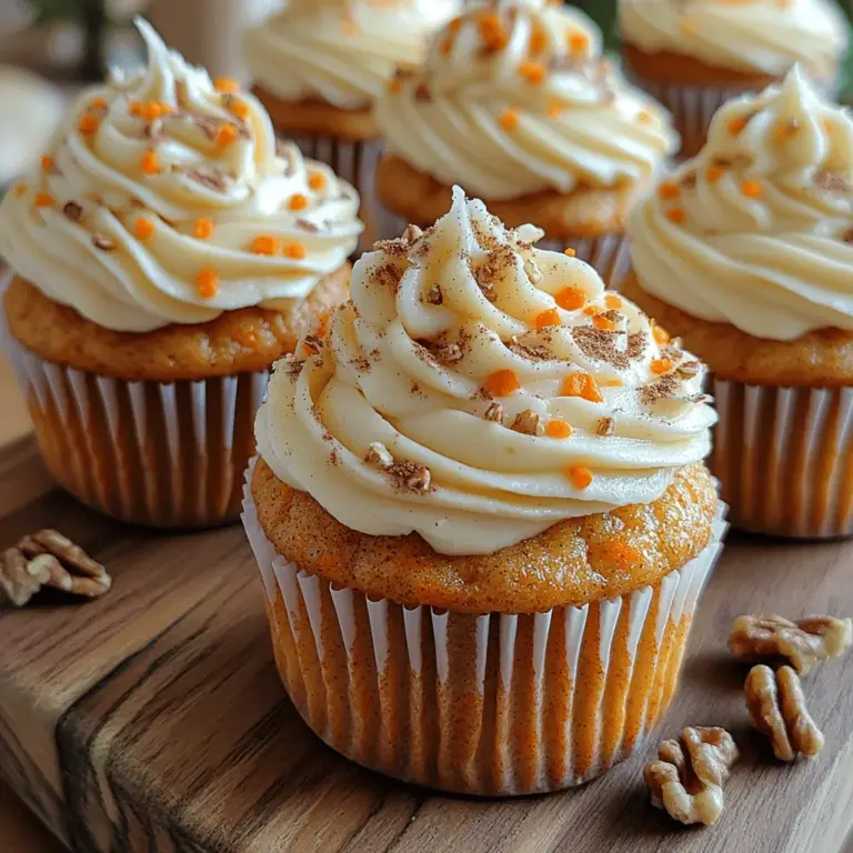 Mini carrot cake cupcakes have taken the baking world by storm, captivating dessert lovers with their perfect blend of flavors and delightful presentation. These bite-sized treats offer a charming twist on the classic carrot cake, making them ideal for parties, celebrations, or simply for indulging yourself. Their appeal lies not only in their miniature size but also in their moist texture and velvety cream cheese frosting that elevates each bite to pure bliss.