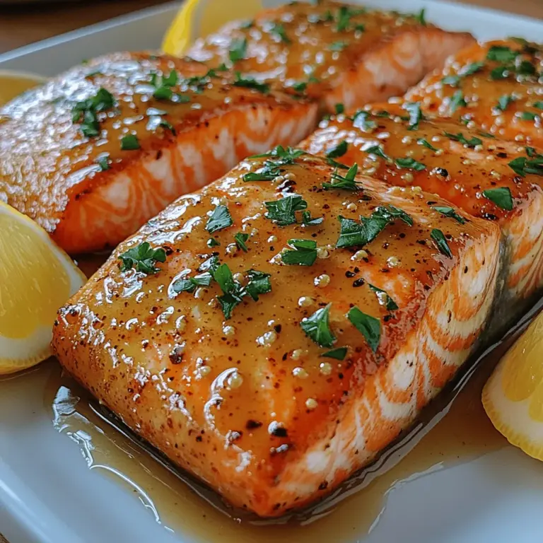 In the world of culinary delights, few dishes can rival the appeal of a perfectly cooked salmon fillet, particularly when drizzled with a honey mustard glaze that strikes a harmonious balance between sweet and tangy. This Sweet Harmony: Honey Mustard Glazed Salmon recipe not only tickles the taste buds but also embodies the essence of healthy eating—delicious, nutritious, and satisfying. As more people become increasingly health-conscious, the demand for meals that not only nourish but also excite the palate has surged, making this recipe an ideal choice for anyone looking to elevate their dining experience.