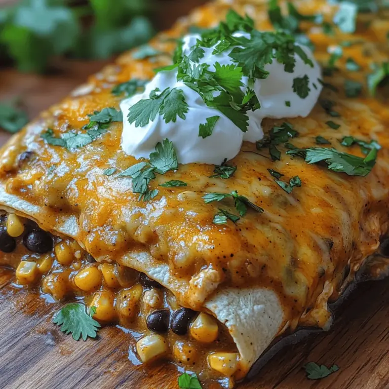 When it comes to comforting, flavorful dinners that bring the family together, few dishes rival the mouthwatering appeal of a Green Chile Chicken Enchilada Casserole. This dish is the perfect choice for family gatherings or weeknight dinners, combining the satisfying taste of shredded chicken, hearty black beans, and zesty green chile enchilada sauce. Each bite is a delightful explosion of flavors, making it a favorite among both kids and adults alike.
