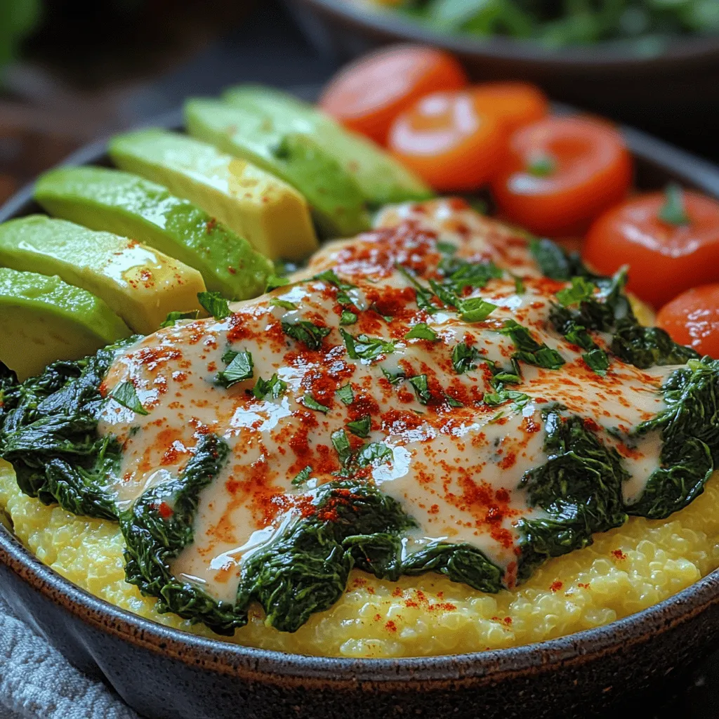 If you’re looking for a comforting yet nourishing dish, look no further than Creamy Spinach Polenta Bowls. This delightful recipe is a harmonious blend of creamy, savory flavors and vibrant greens, making it an appealing option for both seasoned chefs and novice cooks alike. With its rich texture and satisfying taste, it’s no wonder that polenta has made its way into the hearts and kitchens of many home cooks.