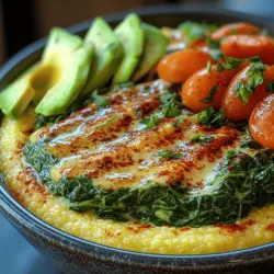 If you’re looking for a comforting yet nourishing dish, look no further than Creamy Spinach Polenta Bowls. This delightful recipe is a harmonious blend of creamy, savory flavors and vibrant greens, making it an appealing option for both seasoned chefs and novice cooks alike. With its rich texture and satisfying taste, it’s no wonder that polenta has made its way into the hearts and kitchens of many home cooks.
