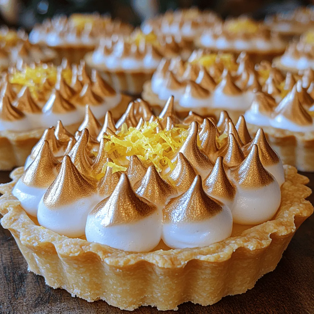 Zesty Mini Lemon Meringue Tarts: A Refreshing Delight