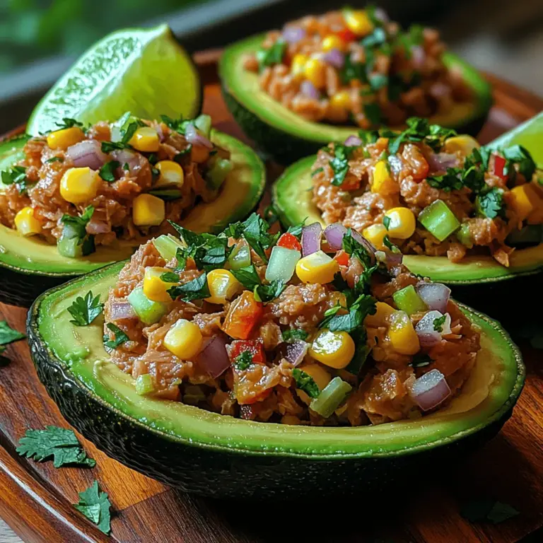 In today’s fast-paced world, finding a balance between delectable flavors and healthy eating can seem like a daunting task. However, the Tropical Tuna-Stuffed Avocados recipe beautifully marries the two, offering a vibrant dish that not only tantalizes the taste buds but also nourishes the body. This innovative dish features an array of tropical flavors combined with the creamy goodness of avocados and the protein-packed punch of tuna. It’s no wonder that avocados have skyrocketed in popularity within modern cuisine, becoming a staple ingredient in various dishes, from breakfast to dinner.