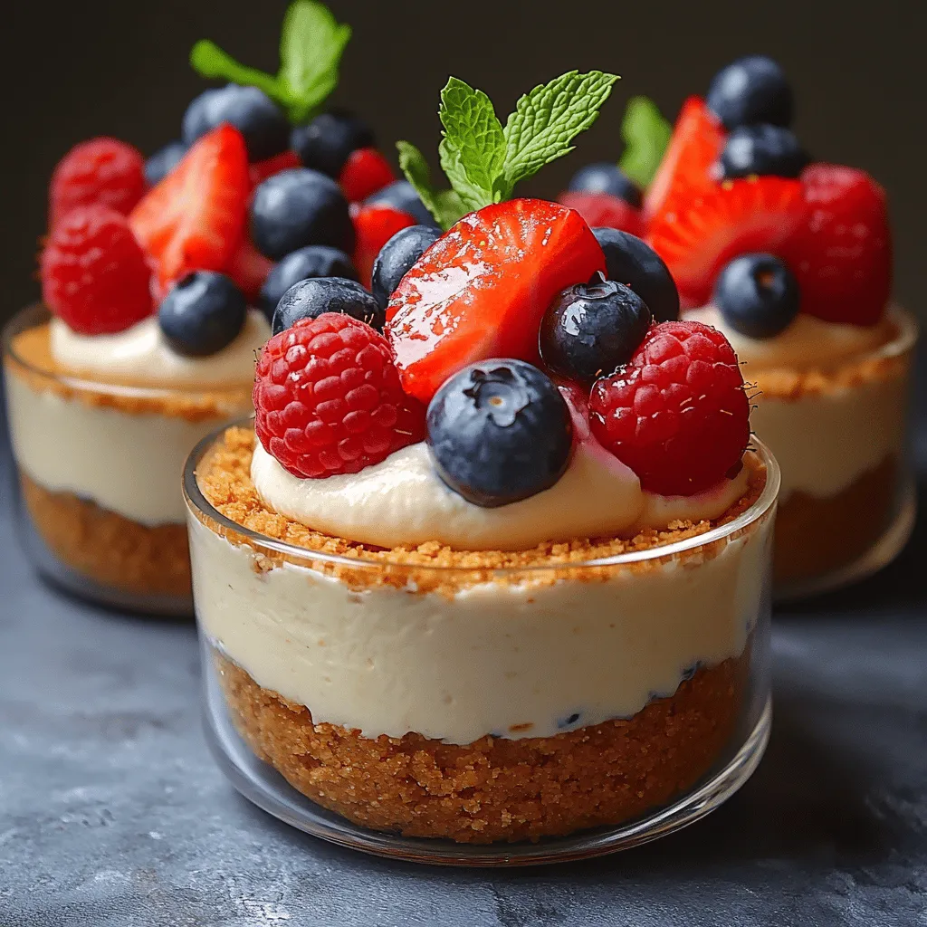 Creating the perfect no-bake cheesecake cups requires a handful of key ingredients, each contributing to the overall flavor and texture of the dessert. Let's take a closer look at these essential components.