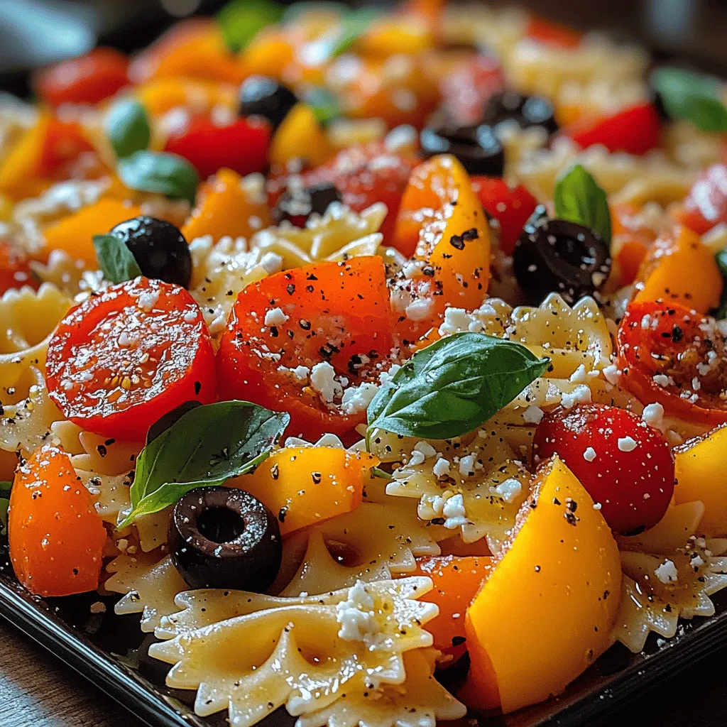 Pasta salads have long been a beloved staple in the culinary world, celebrated for their versatility and ease of preparation. These dishes are perfect for everything from casual family dinners to elegant gatherings, making them a go-to option for meal prep and potlucks alike. Among the myriad of pasta salad variations, the Roasted Pepper Pasta Salad stands out for its vibrant colors, fresh ingredients, and satisfying flavor profile. This dish is not just a feast for the eyes; it offers a delightful combination of textures and tastes that make it an ideal choice for any occasion.