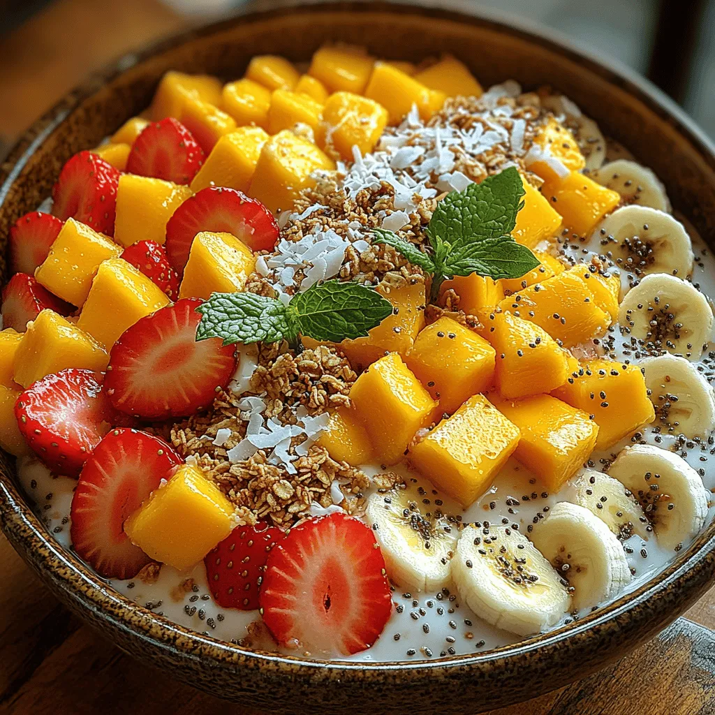 As the warm sun graces the skies and the days grow longer, there’s nothing quite like a refreshing, nutritious treat to cool you down. Enter the Tropical Bliss Bowl, a vibrant and delicious dish that embodies the essence of summer in every bite. This delightful bowl combines a medley of tropical fruits and creamy yogurt, creating a visually stunning and satisfying meal that is perfect for breakfast, a mid-day snack, or even a delightful dessert.