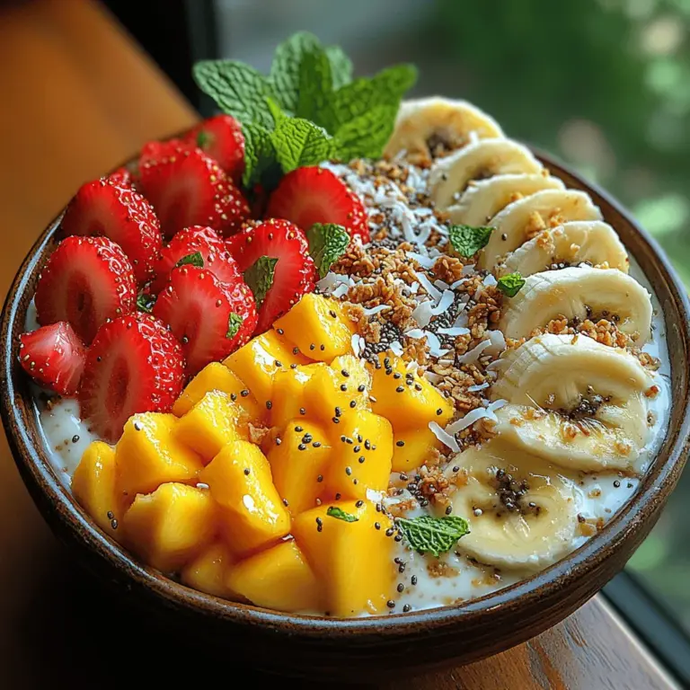 As the warm sun graces the skies and the days grow longer, there’s nothing quite like a refreshing, nutritious treat to cool you down. Enter the Tropical Bliss Bowl, a vibrant and delicious dish that embodies the essence of summer in every bite. This delightful bowl combines a medley of tropical fruits and creamy yogurt, creating a visually stunning and satisfying meal that is perfect for breakfast, a mid-day snack, or even a delightful dessert.