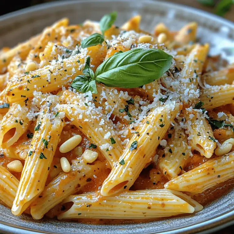 If you're searching for a dish that combines vibrant flavors, creamy textures, and easy preparation, look no further than Roasted Red Pepper Penne Pasta. This delightful meal is not only satisfying but also makes for a perfect centerpiece for both weeknight dinners and special occasions. Imagine twirling perfectly cooked penne pasta around your fork, coated in a luscious sauce made from roasted red peppers—each bite bursting with flavor.