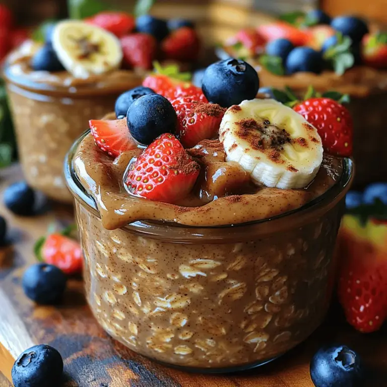 In the fast-paced world we live in, finding a healthy breakfast that is both convenient and delicious can often feel like a challenge. Enter overnight oats, a culinary trend that has taken the breakfast scene by storm. This simple yet versatile dish allows you to combine wholesome ingredients the night before, resulting in a nutritious meal ready to grab as you rush out the door in the morning. Today, we’re focusing on a delectable variation: Creamy Almond Butter Bliss Overnight Oats. This recipe not only satisfies your morning hunger but also delivers a powerhouse of nutrients to fuel your day.