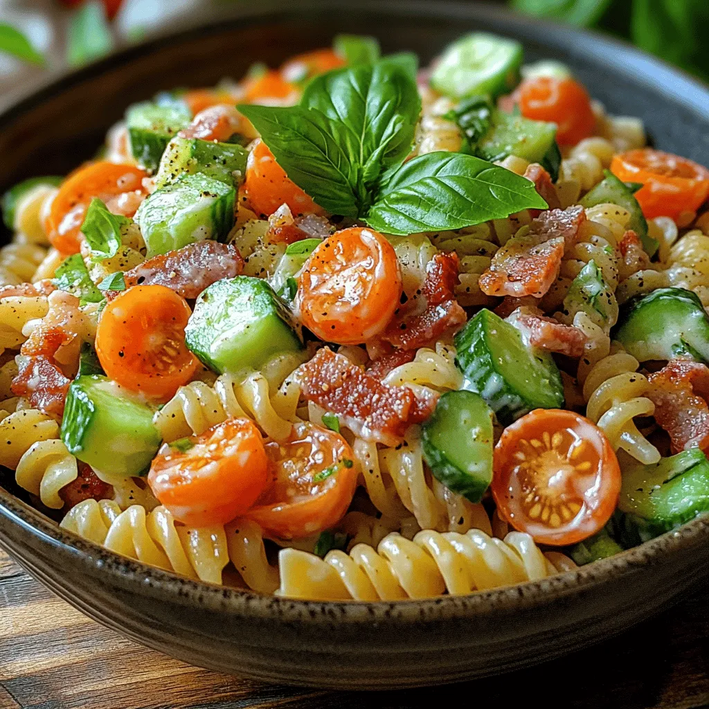To truly appreciate the BLT Pasta Salad Delight, it's essential to understand its roots. The BLT sandwich—composed of bacon, lettuce, and tomato—has been a staple in American cuisine for decades, cherished for its simple yet satisfying combination of ingredients. Over time, the popularity of pasta salads has soared, particularly during the warmer months when fresh produce is abundant. The evolution from a traditional sandwich to a pasta salad allows for greater versatility and creativity in the kitchen.