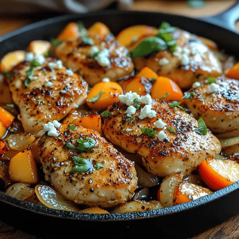 As the summer sun begins to warm our days and the air is filled with fragrant blooms, the seasonal bounty of fresh produce beckons us to the kitchen. One standout dish that perfectly captures the essence of summer is the Basil Peach Chicken Skillet. This delightful recipe combines juicy peaches, fragrant basil, and tender chicken for a meal that bursts with flavor and is as visually appealing as it is delicious.