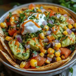 Smashed Avocado Tortilla Bowls are more than just a meal; they are a culinary experience that marries flavor with simplicity. This delightful dish captures the creamy essence of avocados and pairs it with the satisfying crunch of tortillas, creating a balance that is hard to resist. Perfect for a quick lunch, a light dinner, or even as an eye-catching appetizer for gatherings, these tortilla bowls are not only easy to prepare but also brimming with flavor and nutrition.