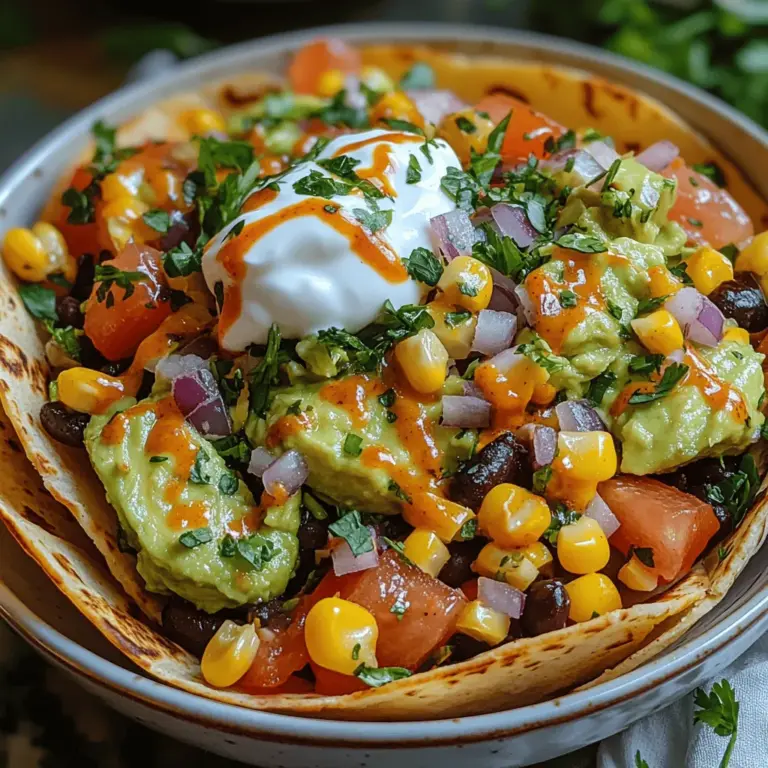 Smashed Avocado Tortilla Bowls are more than just a meal; they are a culinary experience that marries flavor with simplicity. This delightful dish captures the creamy essence of avocados and pairs it with the satisfying crunch of tortillas, creating a balance that is hard to resist. Perfect for a quick lunch, a light dinner, or even as an eye-catching appetizer for gatherings, these tortilla bowls are not only easy to prepare but also brimming with flavor and nutrition.