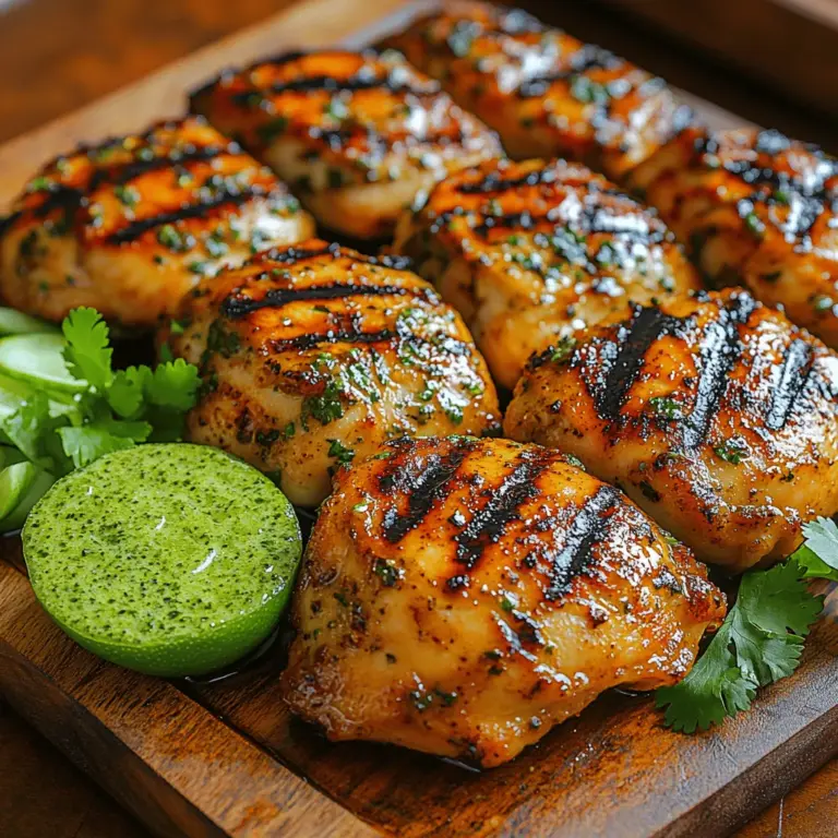 Welcome to the culinary journey through the vibrant and diverse flavors of Peru! This article features an enticing recipe for Spicy Peruvian Grilled Chicken, artfully complemented by a creamy and tangy green sauce known as Aji Verde. Whether you're planning a summer barbecue or a special gathering, this dish is sure to impress your guests with its unique and delicious flavors.