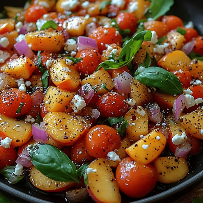 The importance of using fresh, seasonal produce cannot be overstated, especially when it comes to enhancing the overall flavor and nutritional value of your meals. During the summer months, tomatoes and peaches reach their peak ripeness, offering a taste that is far superior to out-of-season counterparts. When harvested at their prime, these ingredients can elevate your dishes, making each bite a celebration of summer’s bounty.