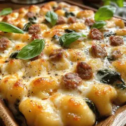 Gnocchi, those pillowy pasta dumplings, have won the hearts of food lovers around the world. Originating from Italy, gnocchi have a long and storied history that dates back to Roman times. Traditionally made from potatoes, flour, and eggs, these dumplings are incredibly versatile and can be paired with a myriad of sauces, vegetables, and proteins. Their ability to absorb flavors makes them an ideal canvas for a variety of culinary creations, from simple tomato sauce to rich, creamy bakes like our Cheesy Baked Gnocchi.
