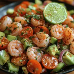 Zesty Shrimp Avocado Salad is not just a dish; it's a culinary experience that tantalizes the taste buds with its vibrant flavors and fresh ingredients. This refreshing salad is a perfect blend of succulent shrimp, creamy avocado, and a colorful array of vegetables, making it an ideal choice for various occasions. Whether you're looking for a light lunch, a satisfying dinner, or a show-stopping dish for your next gathering, this salad has you covered. The combination of textures—from the crunch of fresh vegetables to the softness of ripe avocado—along with zesty lime dressing, creates a delightful medley that is both nutritious and delicious.