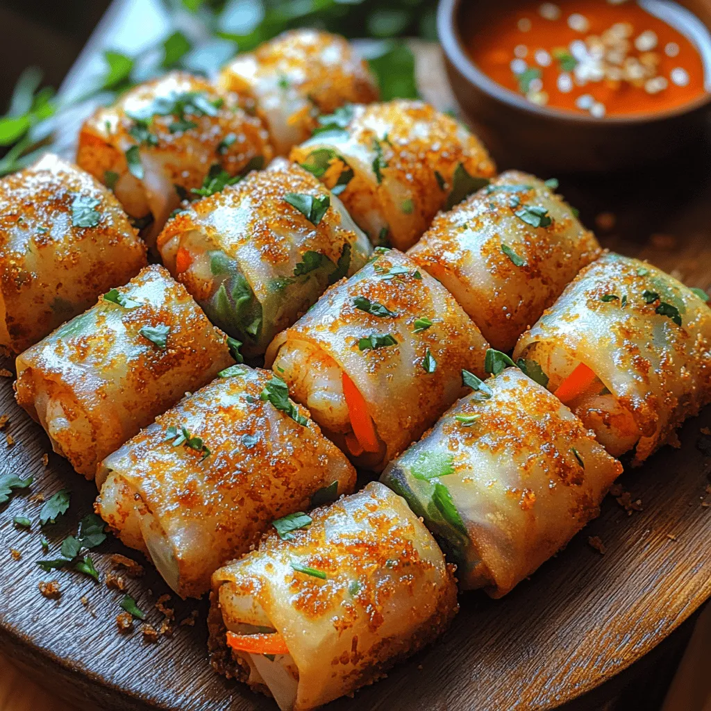 To create the perfect Golden Crispy Rice Paper Spring Rolls, it’s essential to understand the key ingredients that contribute to their unique flavor and texture.
