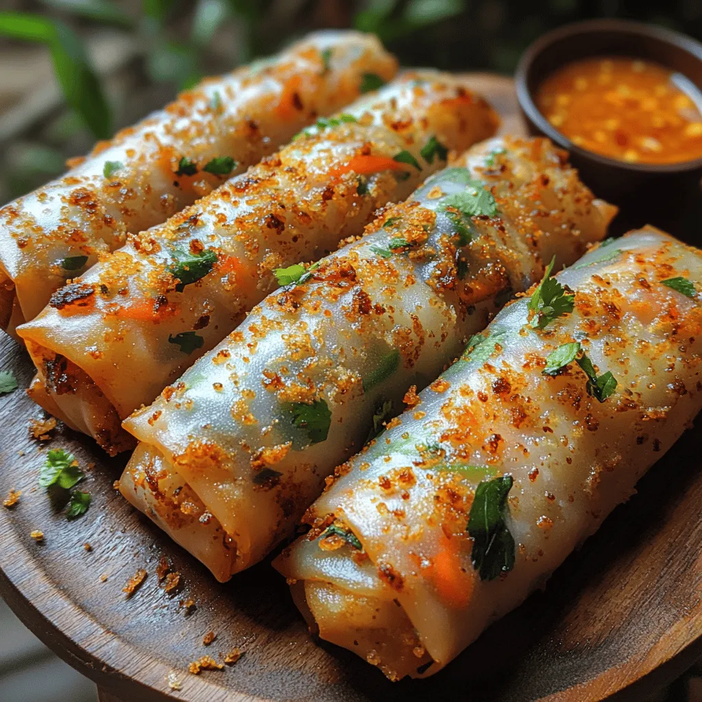 To create the perfect Golden Crispy Rice Paper Spring Rolls, it’s essential to understand the key ingredients that contribute to their unique flavor and texture.