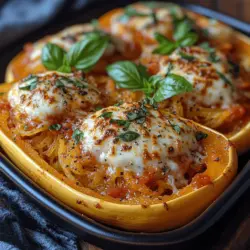 Spaghetti Squash Marinara Delight: A Healthy Twist on a Classic Dish