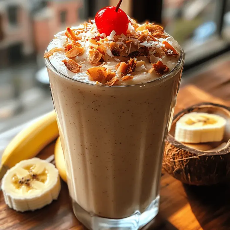 As the sun shines brightly and the warm breeze wafts through the air, there's nothing quite as refreshing as a delicious milkshake to cool you down. Enter the Tropical Bliss Coconut Milkshake—a delightful blend of creamy coconut milk, ripe bananas, and sweet vanilla ice cream that transports your taste buds to a tropical paradise. This luscious milkshake not only quenches your thirst but also brings a taste of the tropics right into your kitchen.