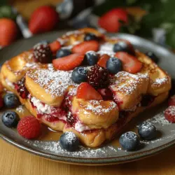 To craft the perfect Berry Bliss Stuffed French Toast, it's essential to understand the key ingredients that contribute to its irresistible flavor and texture. Each component plays a crucial role in ensuring that this dish is not only delicious but also wholesome.