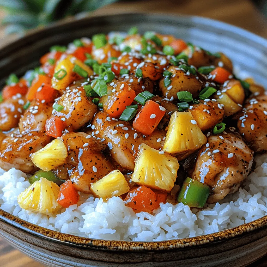 Welcome to a culinary journey that whisks you away to the sun-soaked beaches of Hawaii with every bite of Sweet Hawaiian Crockpot Chicken. This recipe is more than just a meal; it’s an experience steeped in tropical flavors that evoke the relaxing ambiance of an island paradise. Imagine succulent chicken thighs enveloped in a rich sauce made from pineapple juice, soy sauce, and a medley of spices. The combination is not only delicious but also perfect for those busy weekdays when you crave a fulfilling meal without spending hours in the kitchen.