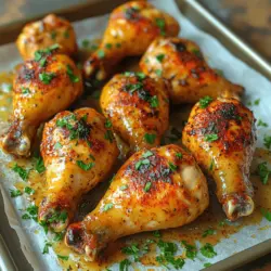Maple Mustard Glazed Chicken Drumsticks Recipe