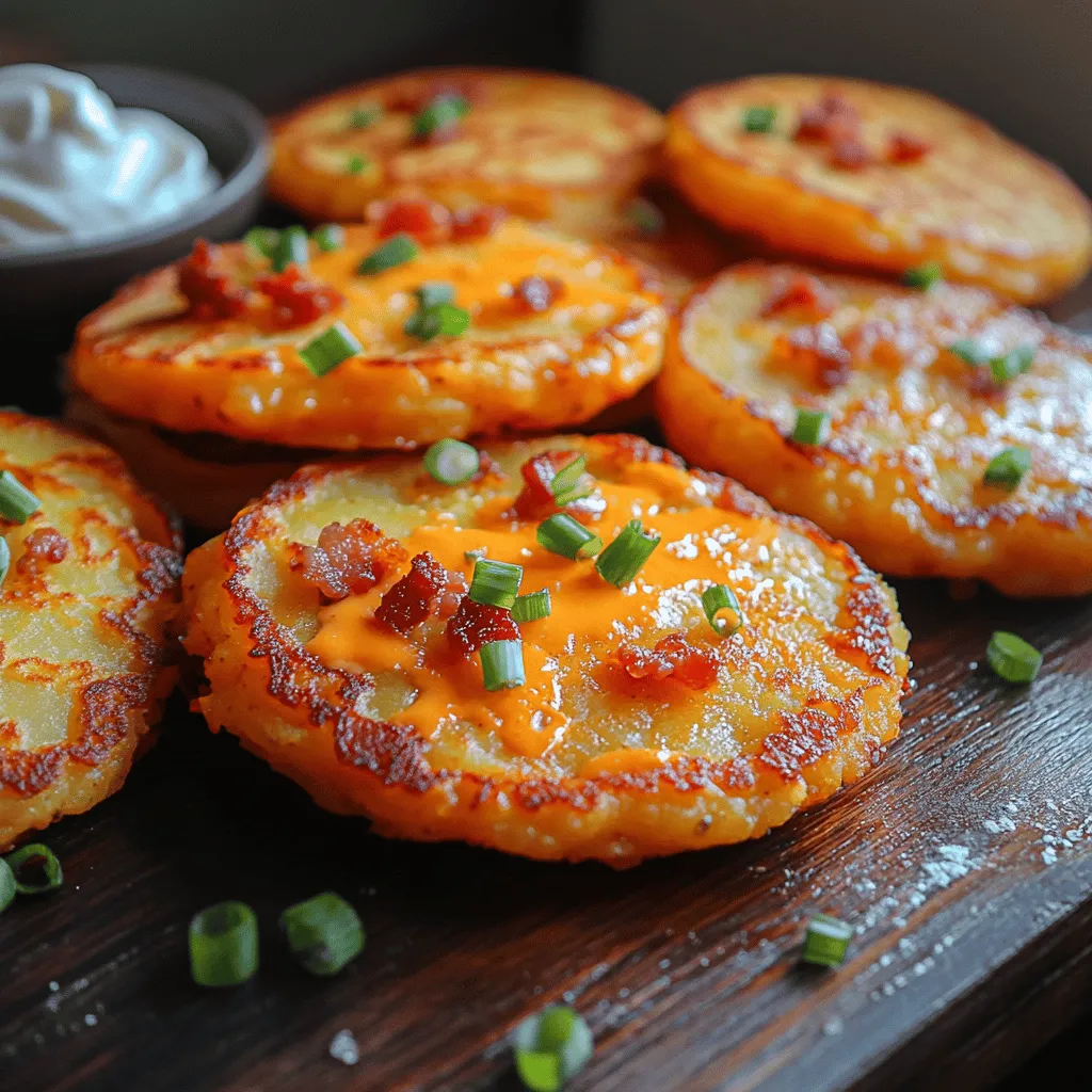 The allure of Cheddar Bacon Potato Pancakes lies not only in their delectable flavor profile but also in their versatile nature. Each bite delivers a harmonious blend of crispy, crunchy goodness complemented by the creamy richness of potatoes and the savory notes of bacon and cheddar. The contrast between the crispy exterior and the fluffy interior is what makes these pancakes so irresistible.