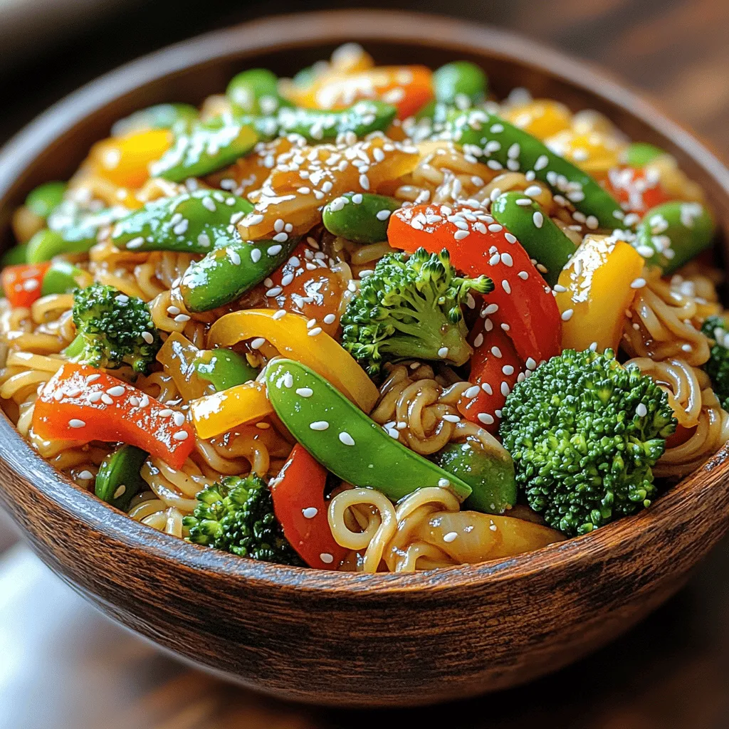 In a world where health and flavor often seem at odds, the Colorful Veggie Delight Stir-Fry Noodles emerge as a beacon of hope for food enthusiasts seeking a nutritious yet delicious meal. This dish is not just a feast for the palate but also for the eyes, featuring a vibrant array of vegetables that come together to create a visually stunning and satisfying culinary experience. With the growing emphasis on healthy eating, incorporating a variety of vegetables into our daily meals has never been more important. The Colorful Veggie Delight Stir-Fry Noodles is the perfect solution for those looking to enhance their vegetable intake without sacrificing taste or enjoyment.