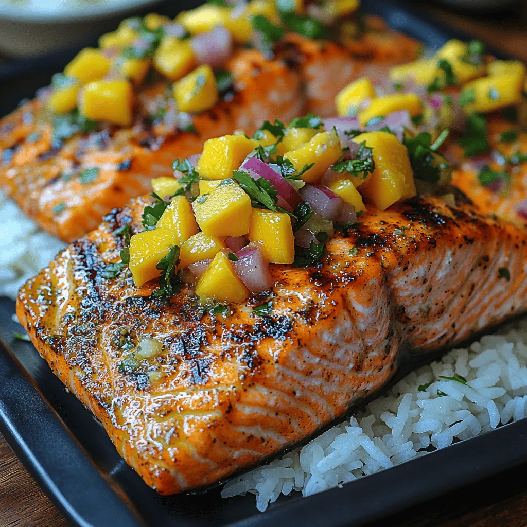 Welcome to a delightful culinary adventure where vibrant flavors and healthy ingredients collide! If you're searching for a dish that encapsulates the essence of tropical living, look no further than Tropical Salmon Delight with Mango Salsa. This exquisite recipe not only highlights the rich, buttery texture of salmon but also pairs it beautifully with a refreshing mango salsa that adds a burst of sweetness and zest. Imagine yourself basking in the sun, feeling the gentle ocean breeze as you indulge in this mouthwatering dish that transports you to a sun-soaked beach.