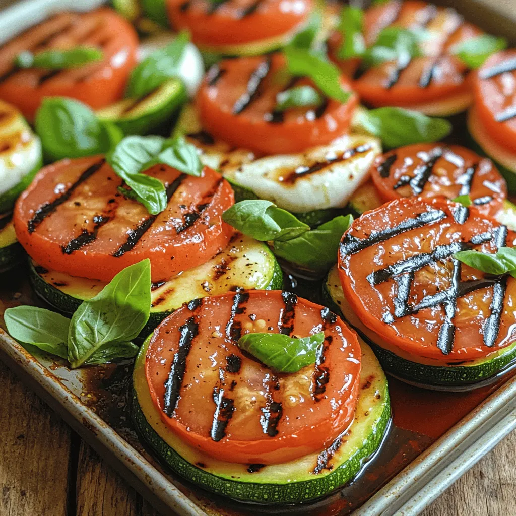Caprese salads have gained immense popularity worldwide, thanks to their refreshing simplicity and vibrant flavors. Traditionally made with fresh mozzarella, ripe tomatoes, and fragrant basil, the classic Caprese salad embodies the essence of Italian cuisine and the beauty of seasonal produce. However, as summer approaches, many home cooks are looking for ways to elevate this beloved dish. Enter the Grilled Zucchini Caprese Salad—a delightful twist that incorporates smoky grilled zucchini, enhancing the traditional flavors while adding a new dimension of taste and texture.
