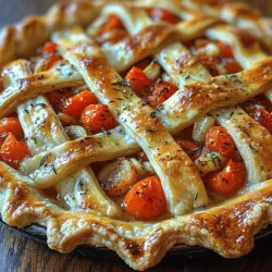 The foundation of any great pie lies in its ingredients. For the Roasted Garlic Tomato Lattice Pie, there are a few key components that make this dish shine: