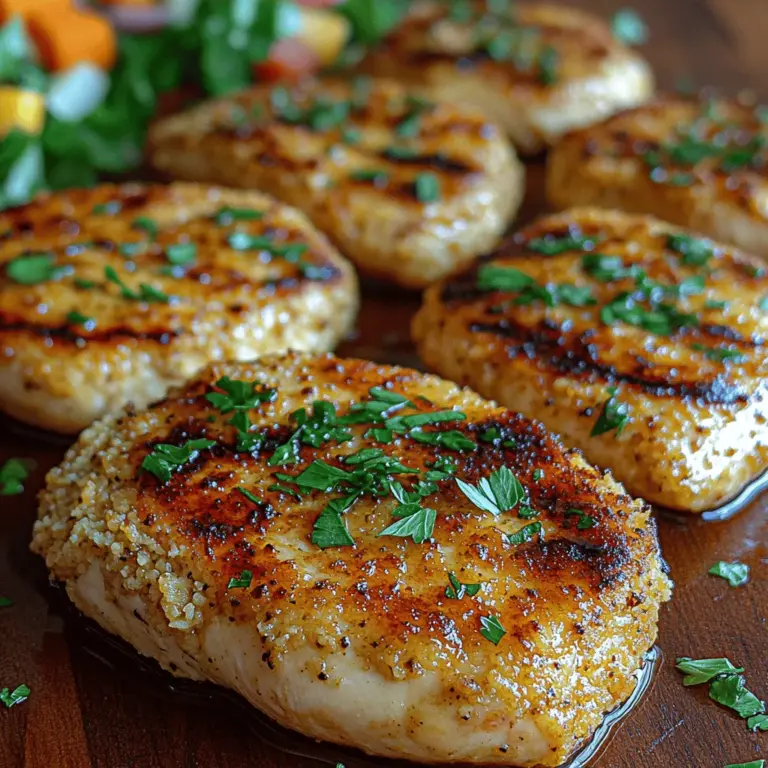 If you're in search of a delicious, satisfying, and visually appealing dish that’s perfect for family dinners or gatherings, look no further than Crunchy Pita Crusted Chicken. This innovative recipe takes the classic idea of breaded chicken and elevates it by using pita bread for the crust. The result is a delightful crunch that complements the juicy, tender chicken underneath, creating a dish that’s sure to impress both family members and guests alike.