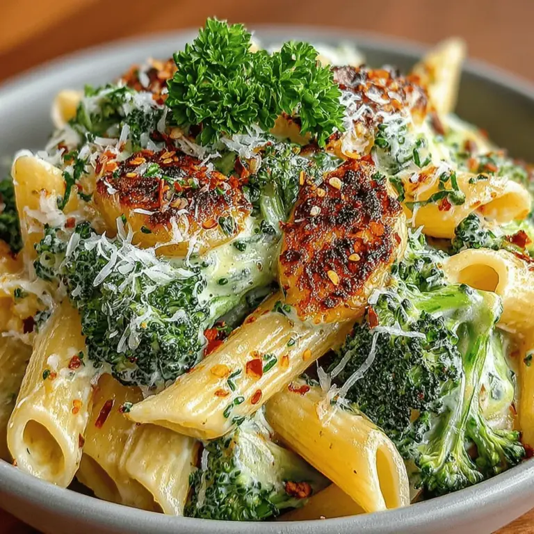 To create a delicious Creamy Broccoli White Cheddar Penne, it’s essential to understand the role each ingredient plays in crafting this comforting dish. Here’s a closer look at the main ingredients that elevate this recipe: