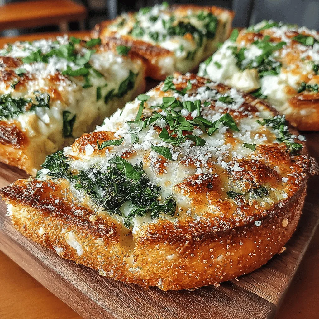Cheesy spinach artichoke flatbread melts are a delicious culinary creation that marries the rich, comforting flavors of traditional spinach and artichoke dip with the convenience of flatbreads. This dish offers a delightful twist on a classic favorite, transforming a beloved appetizer into an easy-to-make meal or snack that is perfect for any occasion. Whether you're hosting a gathering, enjoying a family dinner, or simply craving a quick bite, these flatbread melts deliver a satisfying combination of creaminess, freshness, and cheesy goodness that is bound to please.