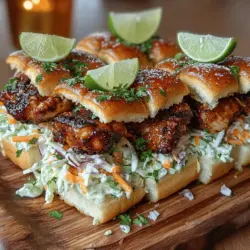 Sliders have taken the culinary world by storm, celebrated for their versatility and ability to adapt to any occasion—from casual gatherings to sophisticated dinner parties. These compact, flavorful sandwiches are perfect for sharing, making them a favorite at barbecues, game days, and family dinners. Among the myriad of slider options available, the Spicy Zesty Sriracha Lime Chicken Sliders stand out as a vibrant and exciting choice that tantalizes the taste buds with a perfect blend of heat and zest.