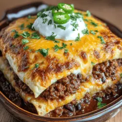 Cheesy Ground Turkey Enchilada Bake: A Flavorful Delight